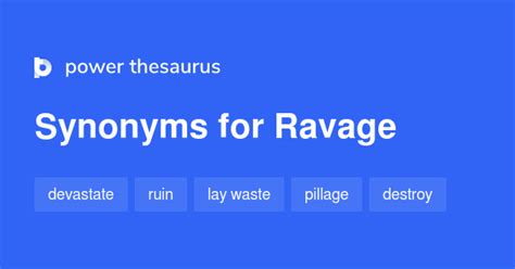 ravage synonyme|ravage antonym.